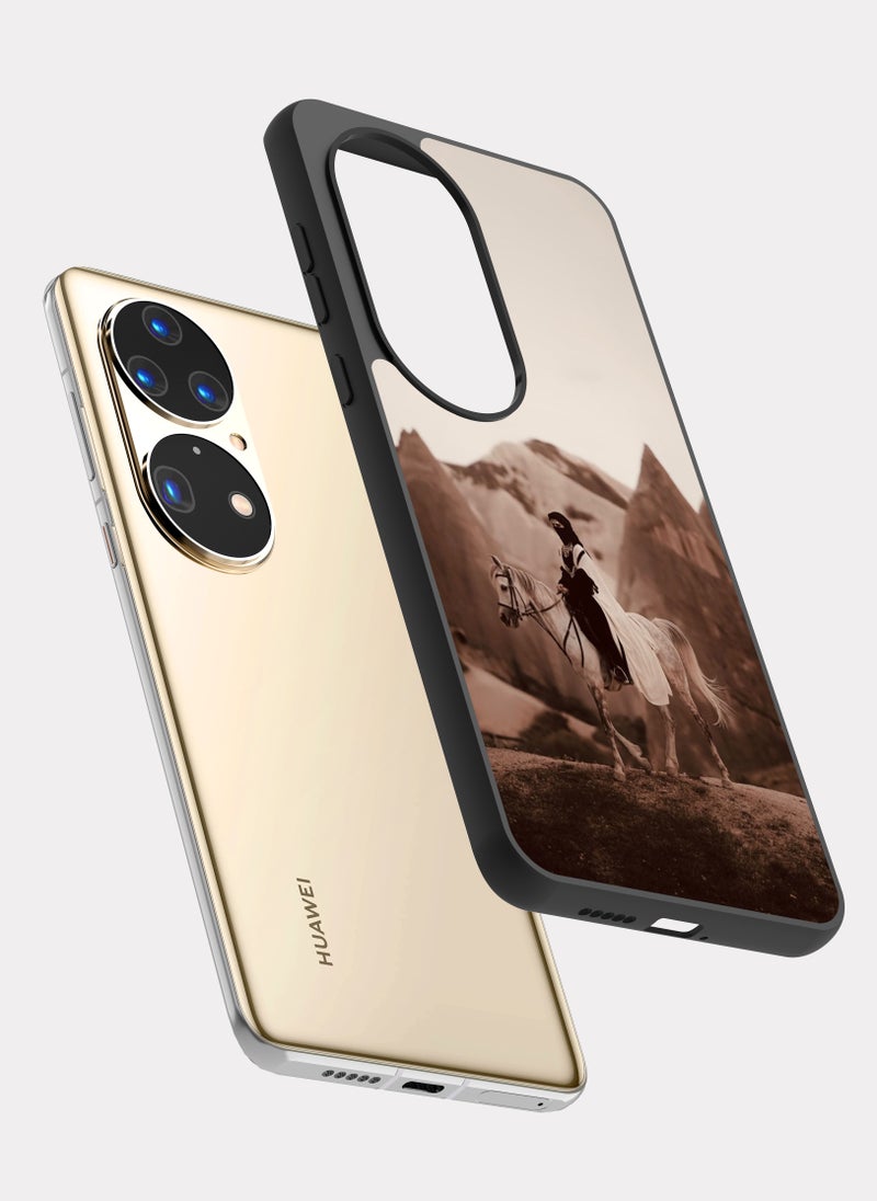PXLAAT Huawei P50 Pro case cover Horsewoman - Image 2