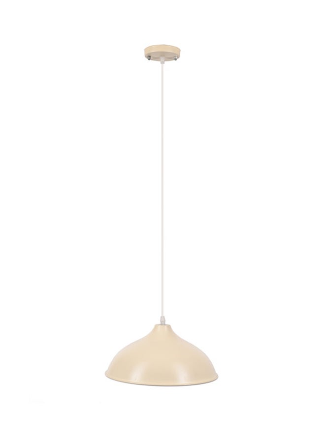 El Rawda Lighting Indo Ceiling Lamp - Single | modern decorative LED E27 pendant light ceiling lamp hanging | suitable for any room | Color: Beige | Size: 70x34 cm