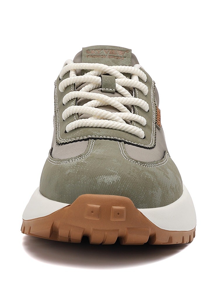 سكاي فيو أحذية كاجوال أنيقة للرجال أحذية مشي أنيقة للرجال بنعل ناعم غير قابل للانزلاق أحذية كاجوال مريحة وجيدة التهوية - Image 3