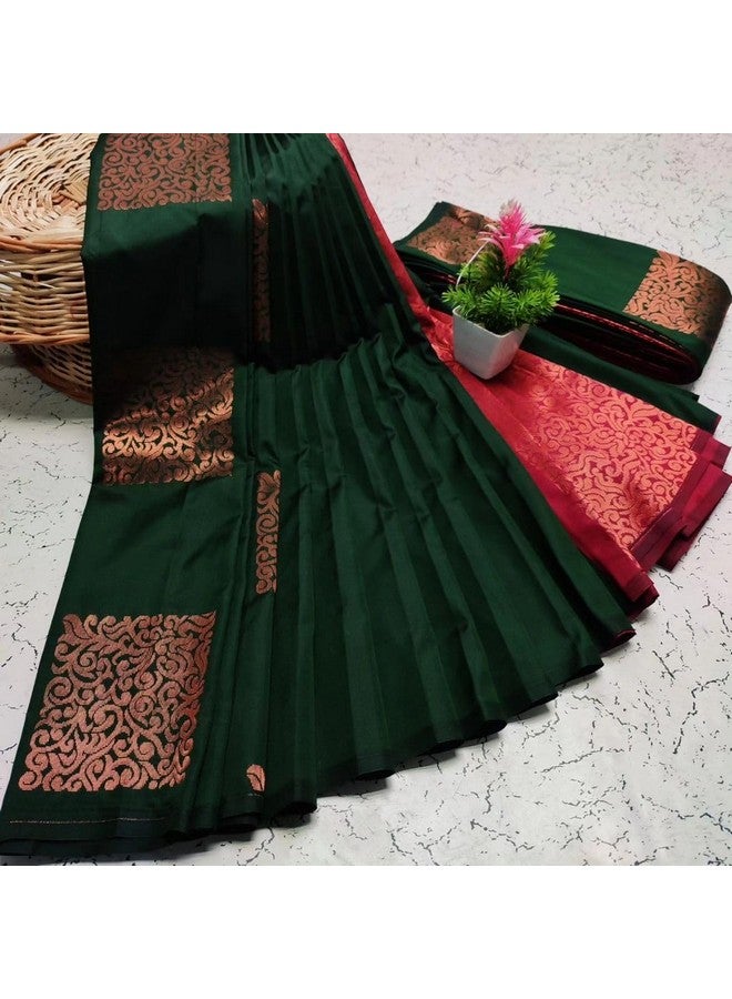 Avantika Fashion Women's Kanjivaram Soft Silk Banarasi Sarees With Blouse Piece - Image 3