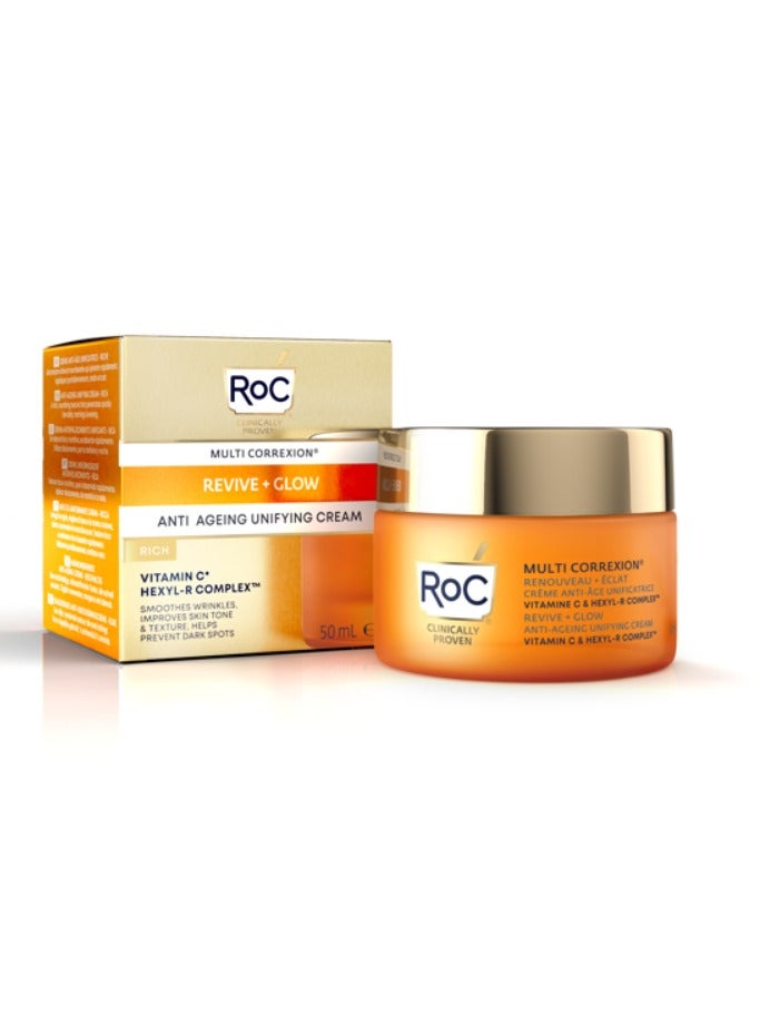 RoC Roc Multi Correxion Revive & Glow Anti-Ageing Unify Cream 50ml