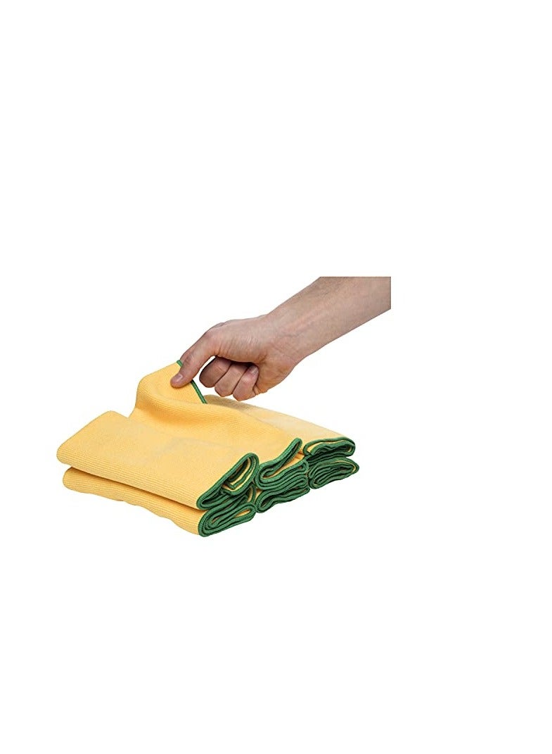 WypAll WypAll Microfiber Cloths - Yellow 6-Pack, Durable & Absorbent, Professional-Grade - Image 4