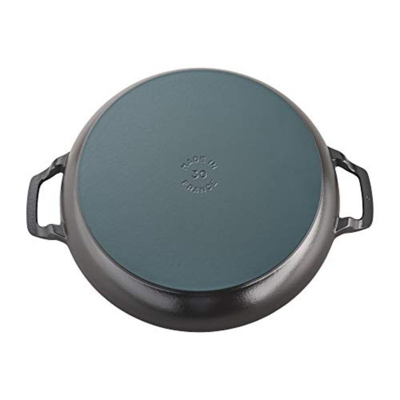 Cast Iron 3.5-qt Braiser - Matte Black, Made in France - Image 2