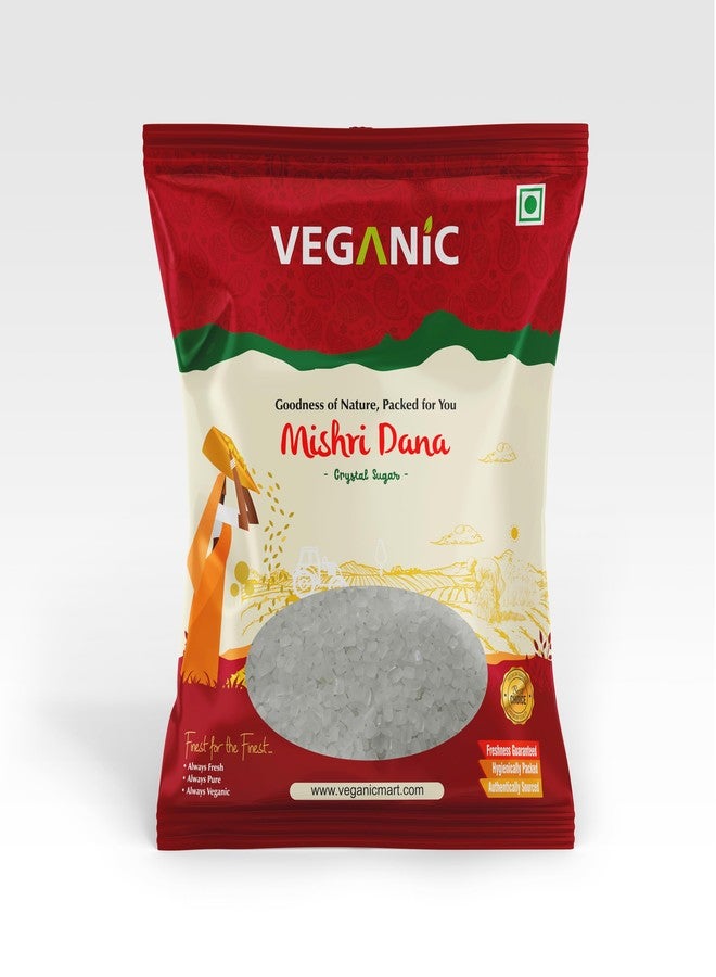 Veganic Mishri Dana - Cutting Misri/Small Rock Sugar Crystal/Sugar Candy (900 GM) - Image 1