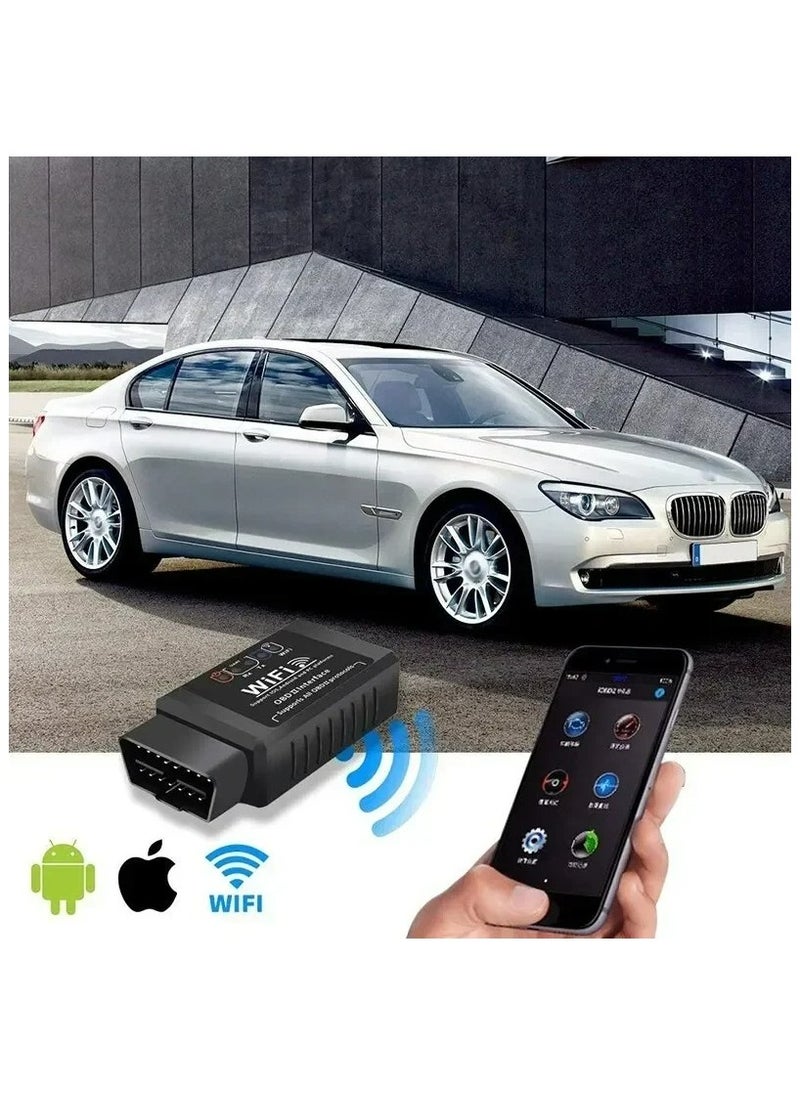 OBD2 WIFI ELM327 V 1.5 Scanner for iPhone IOS Android Auto OBDII OBD 2 ODB II ELM 327 V1.5 WI-FI Code Reader Diagnostic Tool