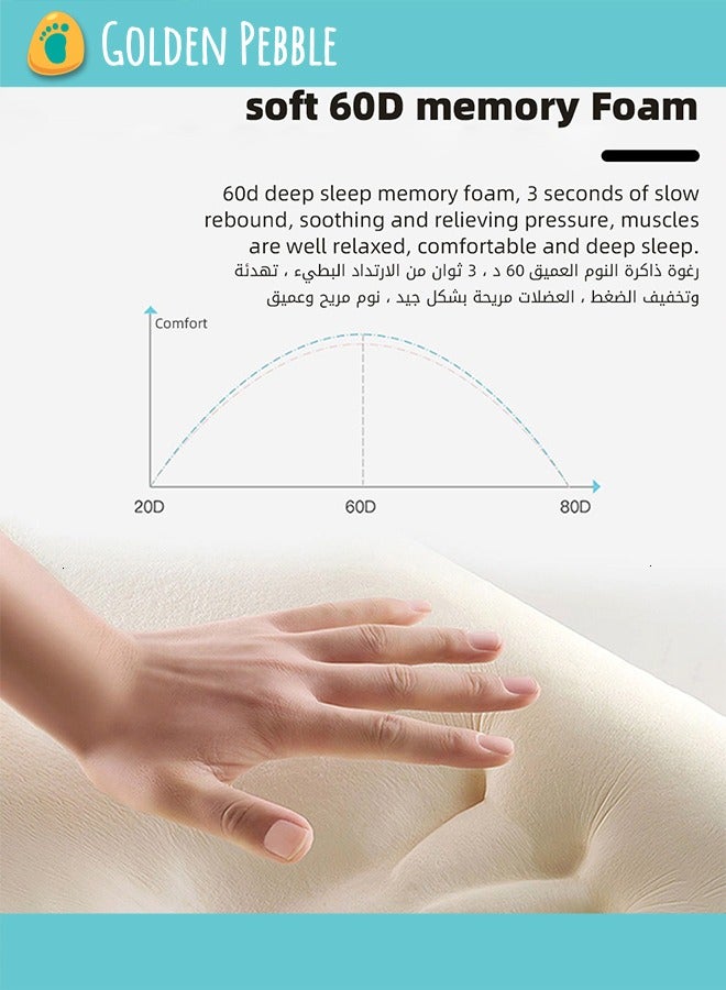 bbet Baby Nursing Sleeping Pillows, Toddler Pillows for Sleeping, Kids Spine Protection Pillows, Soft Infant Pillows for Sleeping, Ergonomic Design, Especially for Children Aged 0-3 Years - Image 5