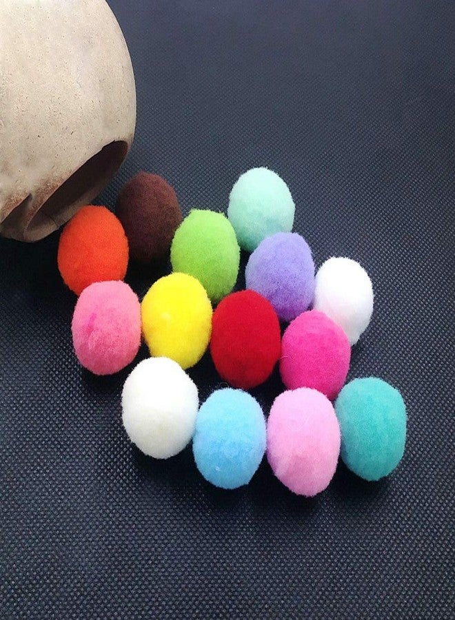 CABAX Pom Poms 1.5 Inch Pompoms Pipe Cleaners for DIY Creating Crafts Making, Preschool Crafts Supplies Decoration,Assorted Colors, 50 Pcs - Image 3