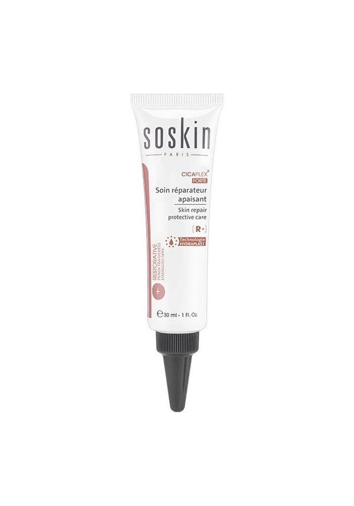 Soskin R+ Cicaplex Forte Skin Repair Cream 30ml - Intensive Soothing & Restorative Care for Damaged Skin