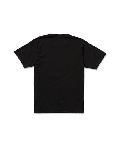 Volcom Men's Crisp Stone Short Sleeve Tee, Black S125, Large - Image 2