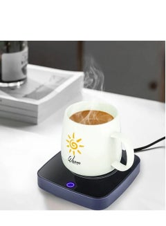 HOMM Coffee Mug Warmer, Electric Coffee Warmer for Desk with Auto Shut Off,  3 Temperature Setting, Smart Cup Warmer for Heating Coffee, Beverage, Milk,  Tea and Hot Chocolate (No Cup)