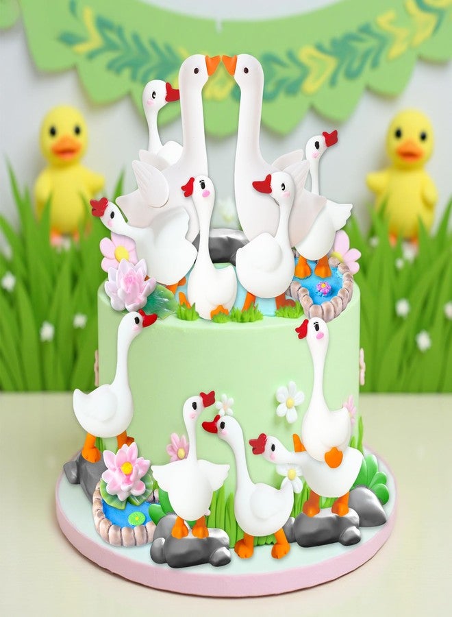 Knana 25Pcs One Silly Goose Birthday Cake Topper Silly Goose Cake Decorations for 1st Birthday Party Supplies - Image 5