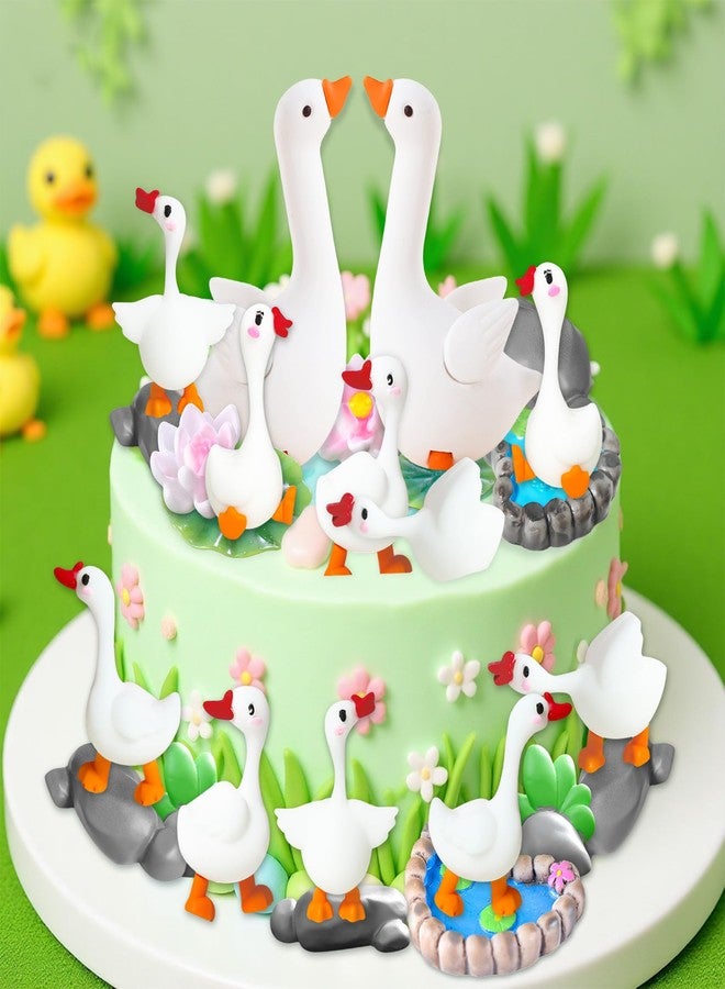 Knana 25Pcs One Silly Goose Birthday Cake Topper Silly Goose Cake Decorations for 1st Birthday Party Supplies - Image 4