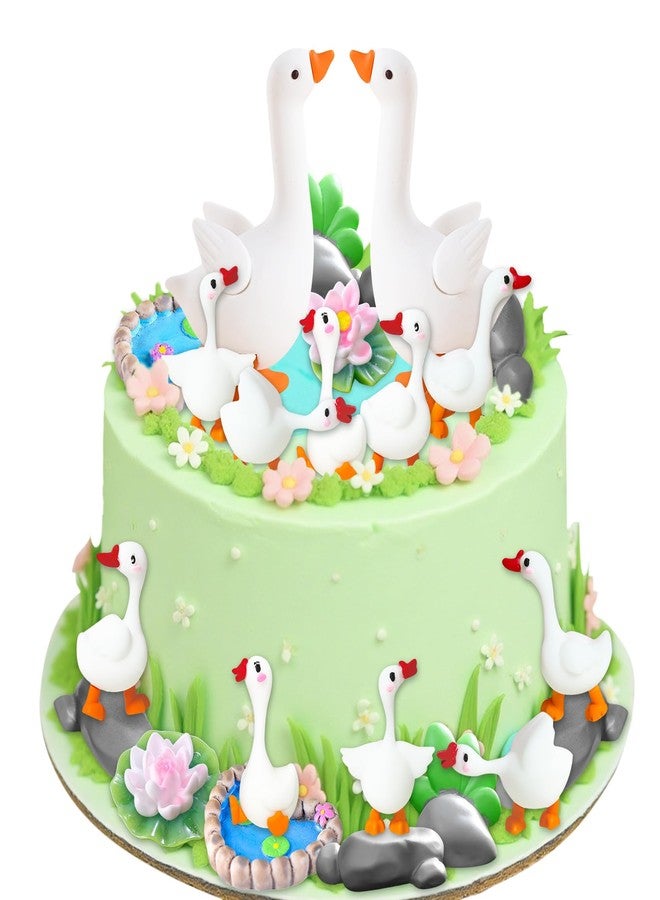 Knana 25Pcs One Silly Goose Birthday Cake Topper Silly Goose Cake Decorations for 1st Birthday Party Supplies - Image 1
