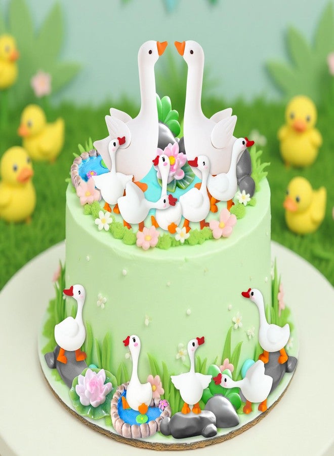 Knana 25Pcs One Silly Goose Birthday Cake Topper Silly Goose Cake Decorations for 1st Birthday Party Supplies - Image 3