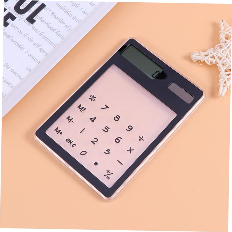 Ultra Thin Screen Basic Calculator For Home School Office Black And Red 2 Pack - Image 4