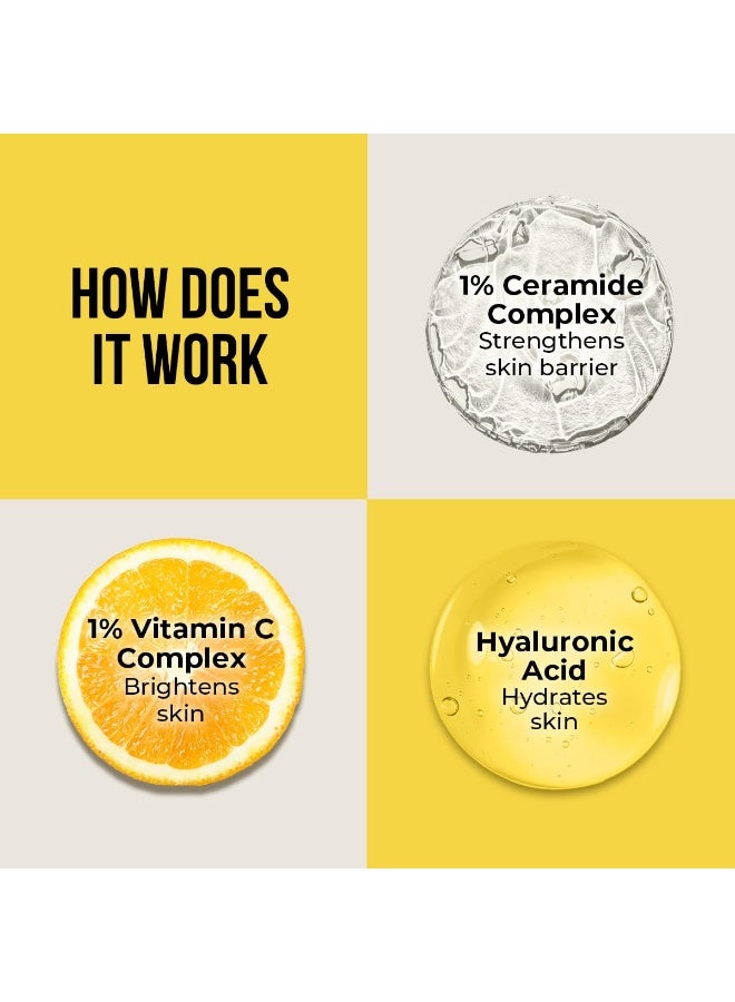 Dr. Sheth's Ceramide & Vitamin C Oil-Free Sunscreen SPF 50+ PA++++ | Clinically Tested- (In -Vivo) | For Healthy & Bright Skin | Lightweight & Non Greasy | For UVA/UVB & Blue Light & IR Protection | No white cast | For Oily Skin | For Men & Women | 50 g - Image 5