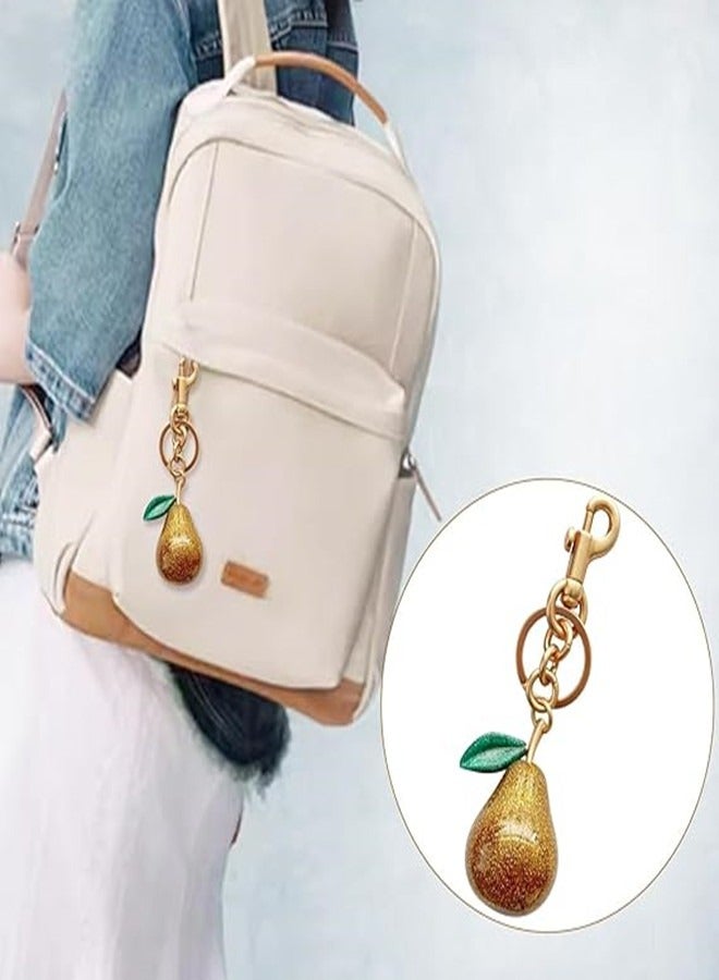 أوساويك سلسلة مفاتيح الكمثرى اللطفة، كرامات الحقيبة، كرامات حقيبة اليد للمحتويات، أكسسوارات سلسلة المفاتيح ديكور عيد ميلاد الحب للمرأة هدايا - Image 5