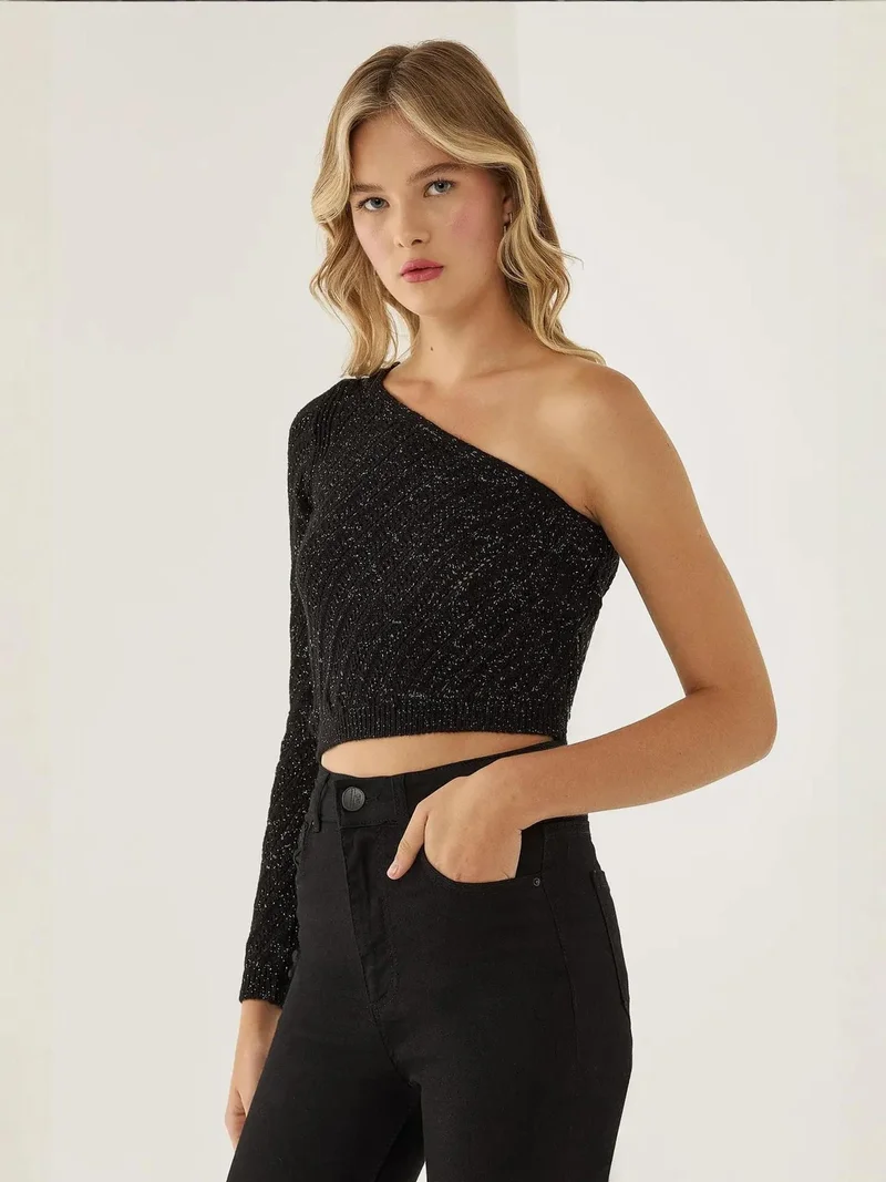 HICCUP One Sleeve Knit Top