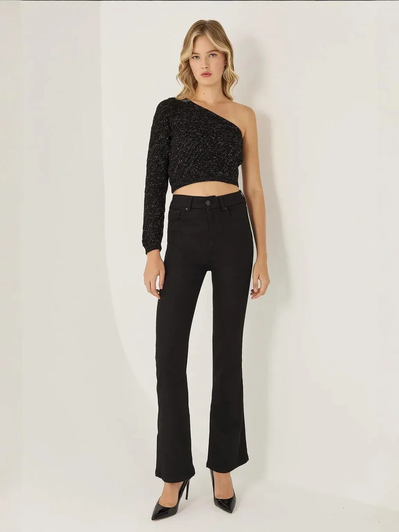 HICCUP One Sleeve Knit Top