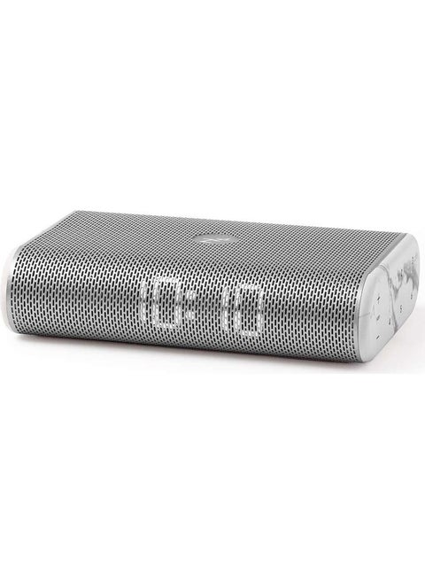 Miami Radio Clock White Marble LA107DMW