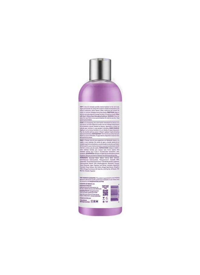 Design Essentials Design Essentials Agave & Lavender Moisturizing Hair Bath, Sulfate-Free Shampoo- Blow-Dry & Silk Press Collection - 12oz  - Image 2
