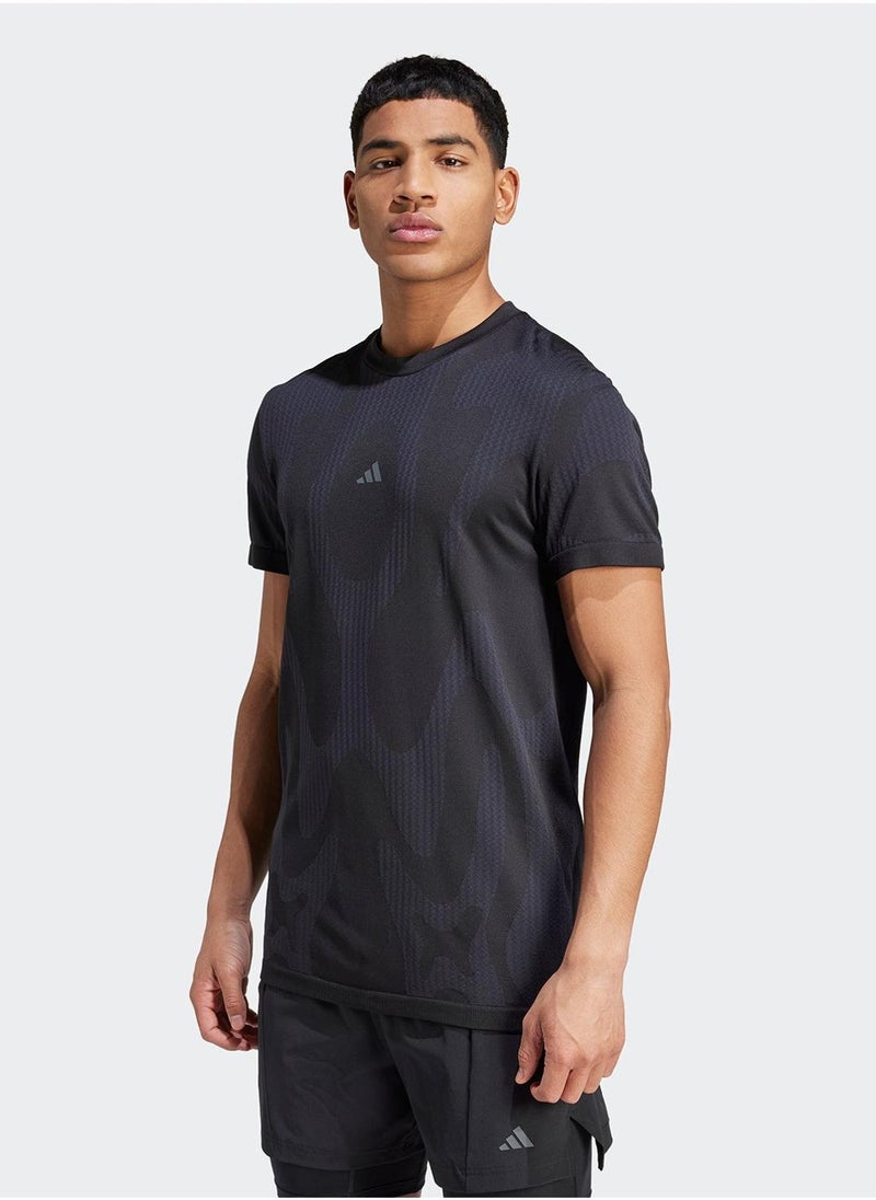 Adidas D4T Yoga Seamless T-Shirt  - Image 1