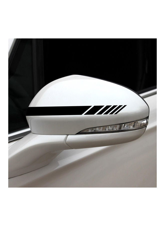 NIBEMINENT 5-Piece Universal Car Racing Body Side Stripe Skirt Roof Hood Decal Sticker - Image 5