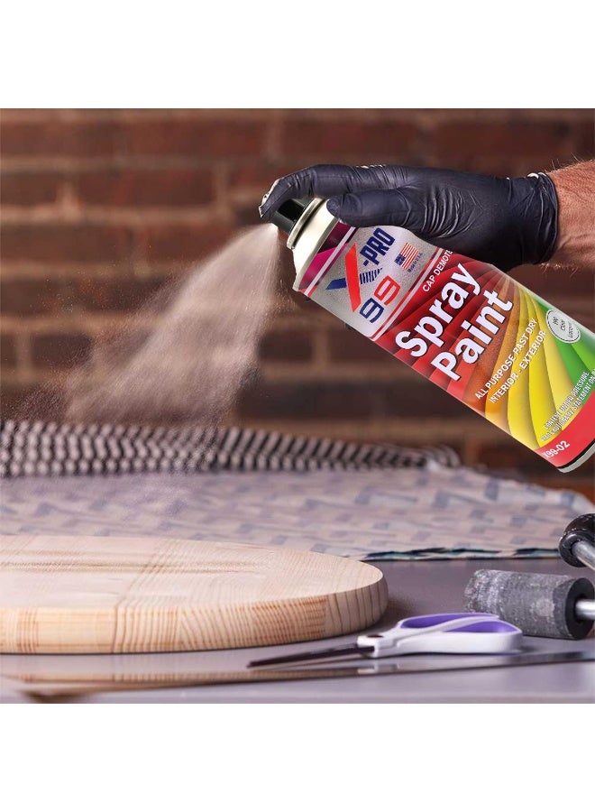 X Pro 99 4 pcs X-99 PRO Clear Lacquer Spray Paint 450ml Transparent Gloss Finish Fast Dry Multi Surface Interior Exterior Coating - Image 4