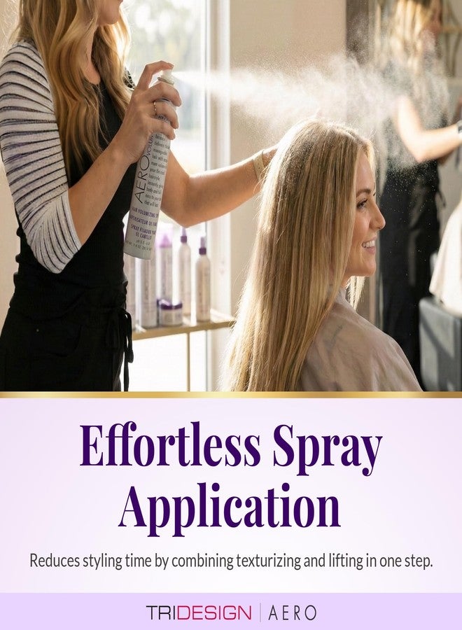 TRIDESIGN Aero Body Infusion Volumizer - Achieve Maximum Volume & Enhanced Texture, Weightless Formula for Root Lift & Fullness, Adds Body & Shine, Versatile Style for All Hair Types - 9.9 oz (2 Pack) - Image 3