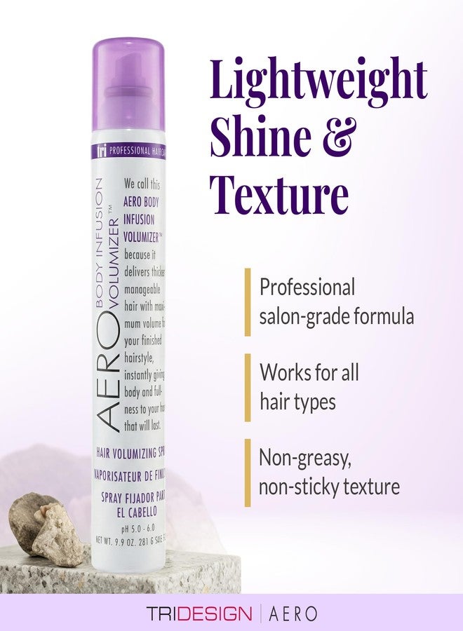 TRIDESIGN Aero Body Infusion Volumizer - Achieve Maximum Volume & Enhanced Texture, Weightless Formula for Root Lift & Fullness, Adds Body & Shine, Versatile Style for All Hair Types - 9.9 oz (2 Pack) - Image 5