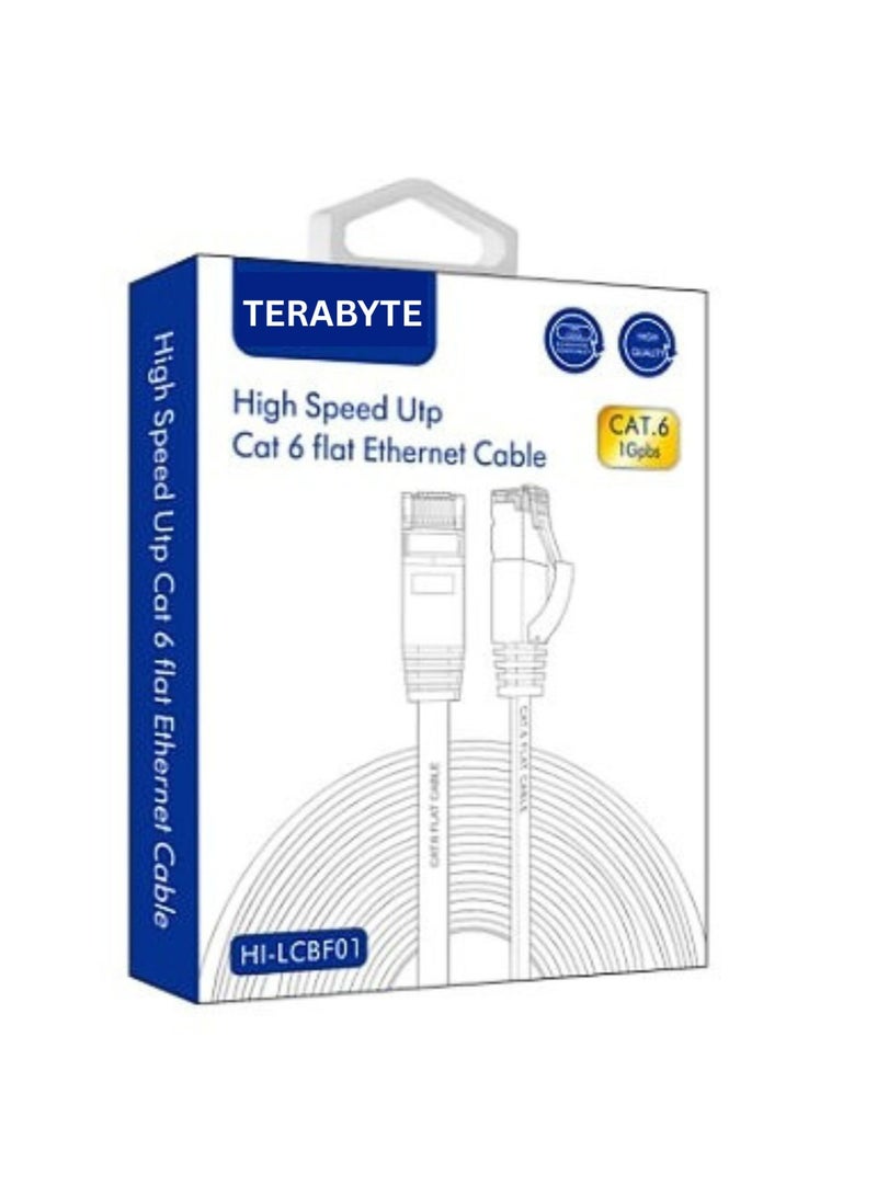 Terabyte كابل إيثرنت مسطح عالي السرعة Utp Cat 6 1م-2م - Image 1