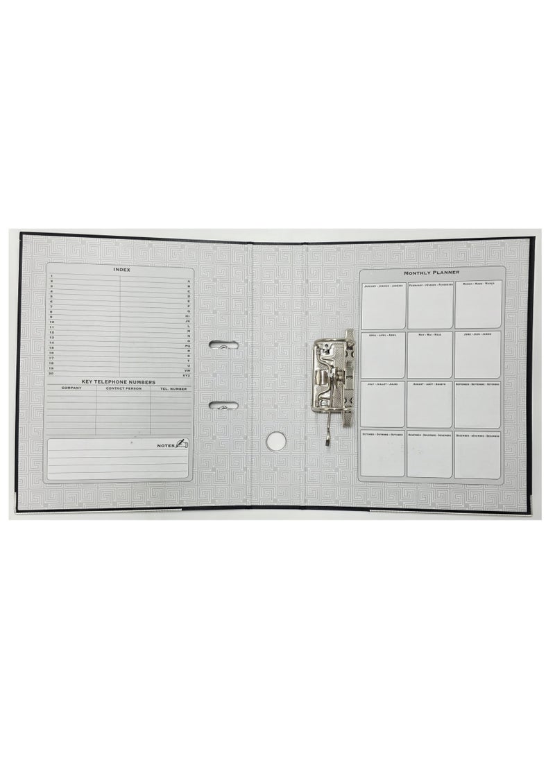 Alba Rado 50-Piece Office Box File Broad Black Unfixed (8cm spine) F\S Size (210x 330 mm)  - Image 2