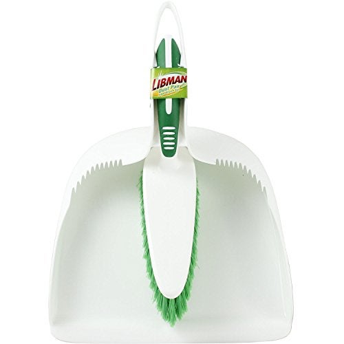 Libman 95 Dust Pan and Brush Set with Ergonomic Handle - Image 1