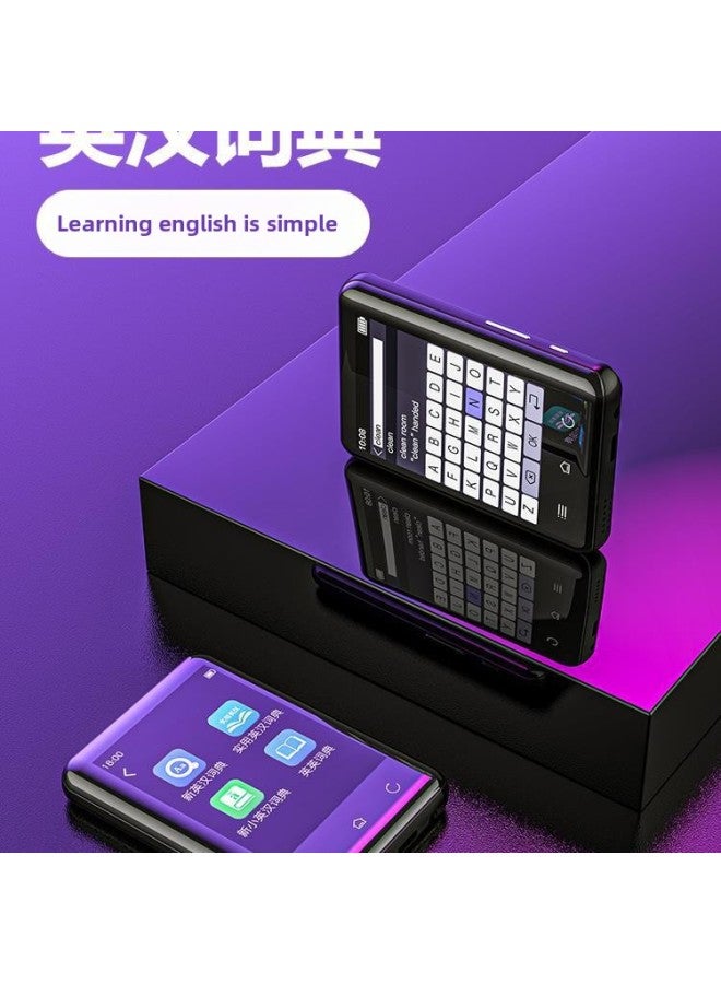 A02mp3 Walkman Student Edition Mp4 Bluetooth Player For High School Students-Color:1.8inch Touch Screen Version [black + Exterior] Comes With Protective Cover/headphones/lanyard/otg-Capacity:8gb (bluetooth Version)-package 1 - Image 3