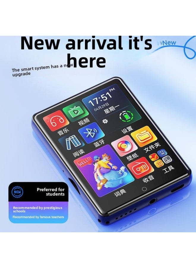 A02mp3 Walkman Student Edition Mp4 Bluetooth Player For High School Students-Color:1.8inch Touch Screen Version [black + Exterior] Comes With Protective Cover/headphones/lanyard/otg-Capacity:8gb (bluetooth Version)-package 1 - Image 2