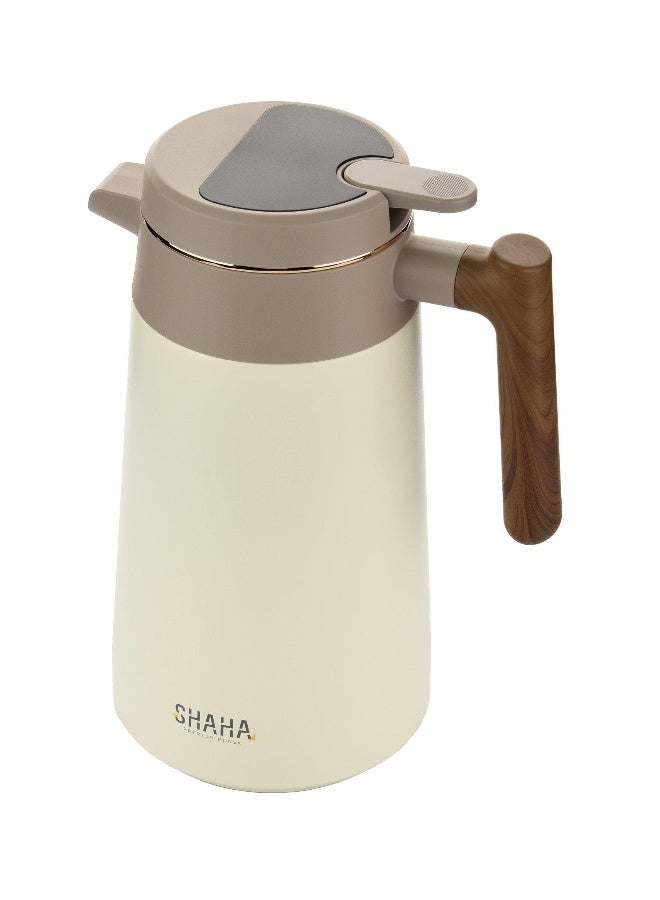 SHAHA Smart Stainless Steel Vacuum Flask 17L White - Image 2