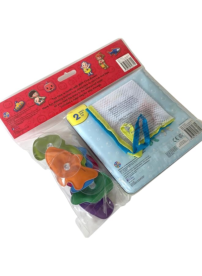 PHIDAL Moonbug Cocomelon Bath Time Books (Eva Bag) With Suction Cups And Mesh Bag - Image 2