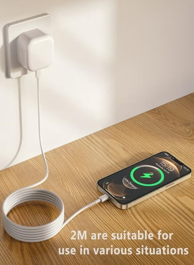 Compatible with IPhone Charger Fast Charging|20W USB-C Travel Power Adapter Compatible for iPhone 16/15/14/14 Pro/14 Pro Max/14 Plus/13/12/SE2020/11/XR/XS Max/X/iPad,Samsung Galaxy And all Type C Phones - Image 2