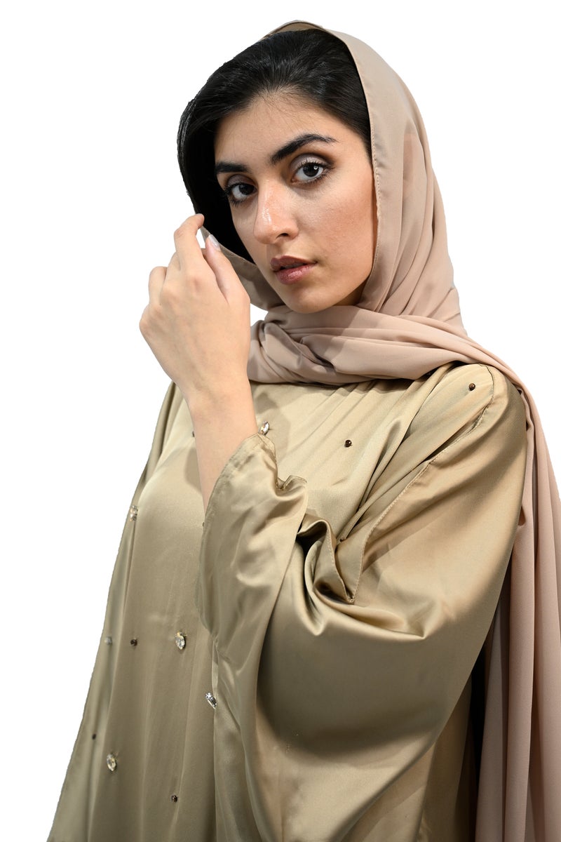 NUKHBAA Golden Hour Abaya-719 - Image 3