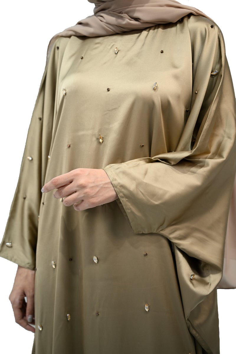 NUKHBAA Golden Hour Abaya-719 - Image 4