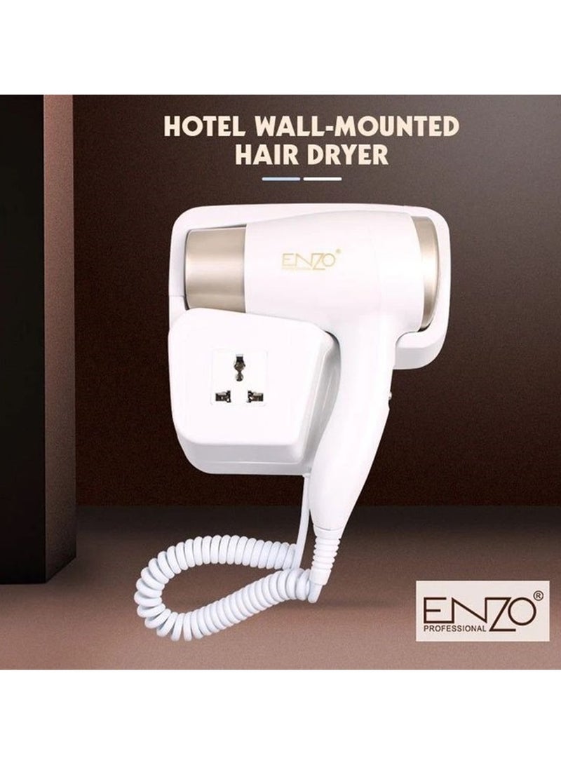 Enzo Electric Wall Mounted Hair Dryer- 3000W For Bathroom (Hotels,Clubs& Houses) - Image 3