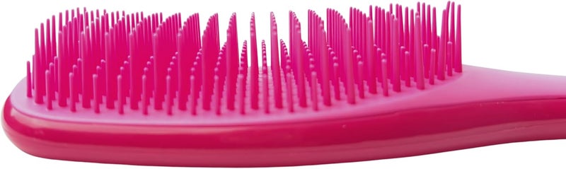 Glitters Detangling Paddle Hair Brush for Women & Kids - Pink - Image 1