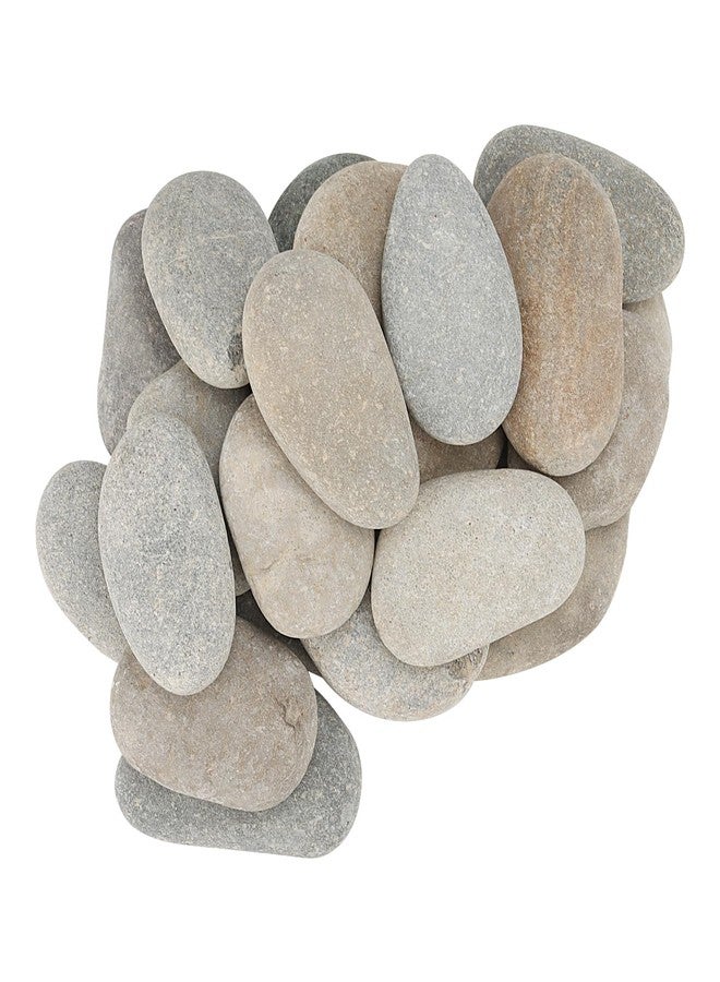SHEUTSAN 20PCS 3-4 Inch River Painting Rocks, Flat Painting Stone, Crafts Rock Stones Bulk for DIY Project, Hand Crafts - Image 4