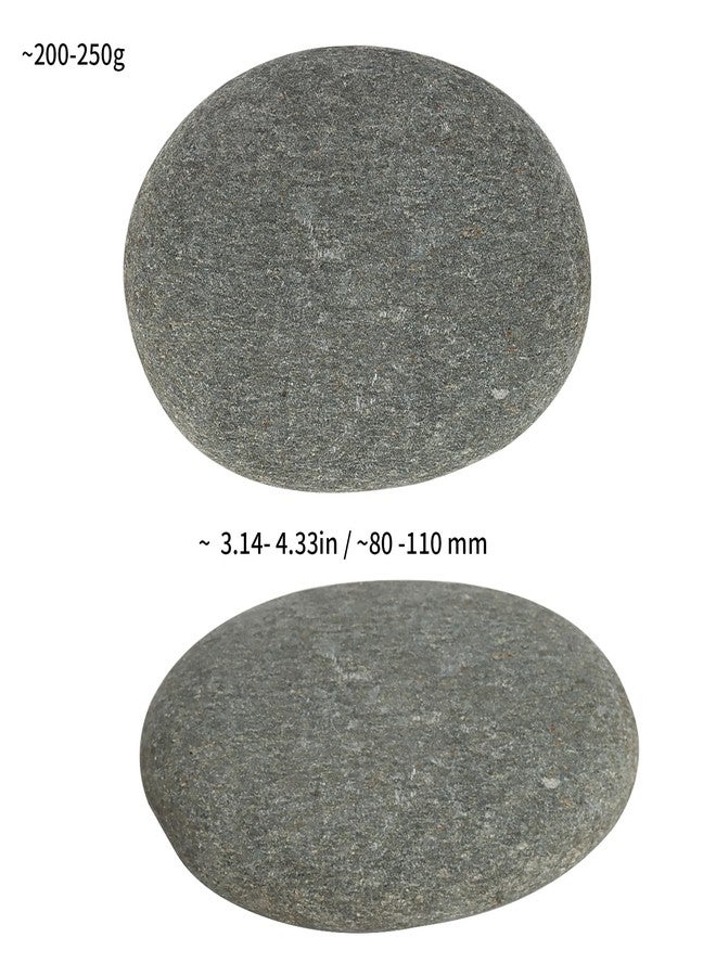 SHEUTSAN 20PCS 3-4 Inch River Painting Rocks, Flat Painting Stone, Crafts Rock Stones Bulk for DIY Project, Hand Crafts - Image 2