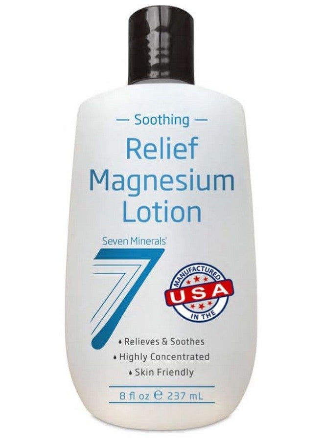 سيفين مينيرالز لوشن المغنيسيوم من سيفين مينرالز للنوم، راحة مُهدئة واسترخاء - تركيز عالٍ من المغنيسيوم لنوم أفضل، وعناية أفضل بالقدمين والمفاصل. لوشن غير دهني بمكونات لطيفة على البشرة - 236 مل - Image 1