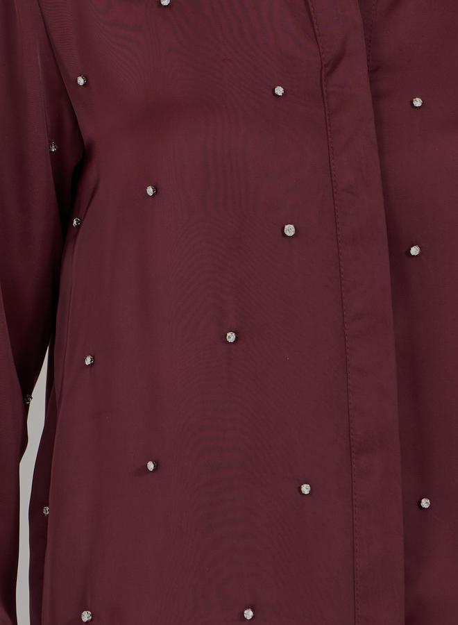 Styli Printed Long Sleeve Button Down Shirt  - Image 4