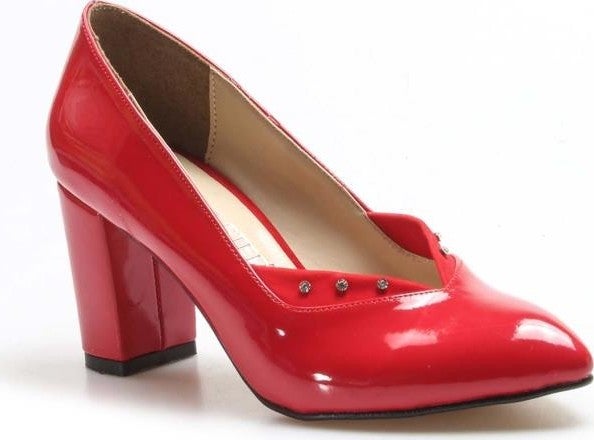 Fast Step Women's Red Patent Leather High Heel Shoes 961za556  - Image 4