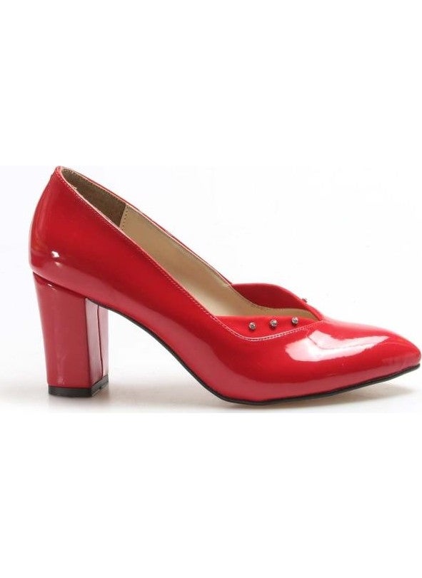 Fast Step Women's Red Patent Leather High Heel Shoes 961za556  - Image 1