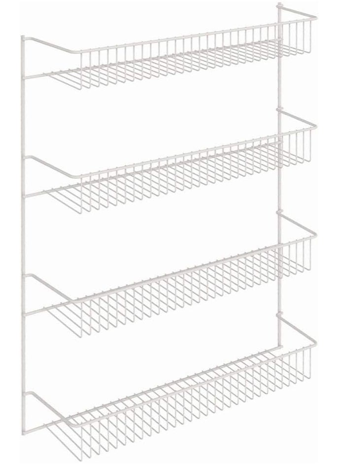 ClosetMaid ClosetMaid 8033 4-Tier Wall Rack, 18-Inch Wide, White 