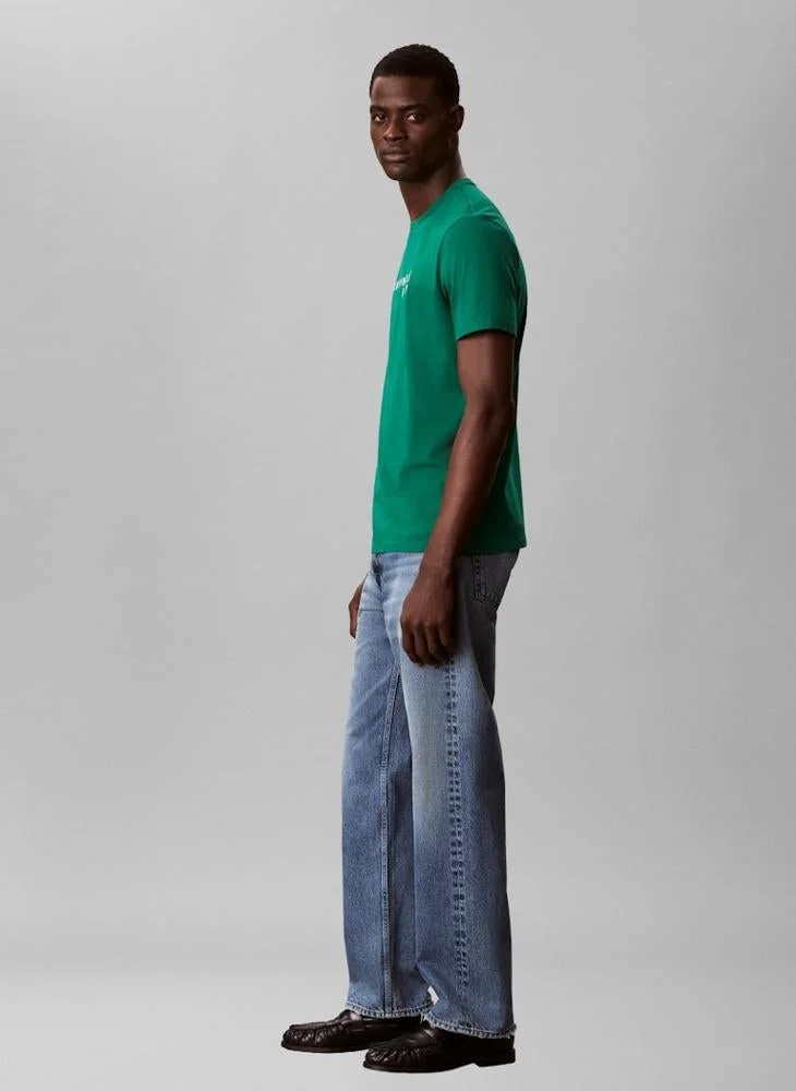 Calvin Klein Jeans  1968 Logo Graphic Crew Neck T-Shirt for Men | Best Price UAE